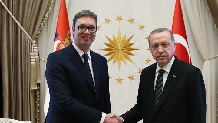 Cumhurbakan Erdoan, Srbistan Cumhurbakan Vucic ile telefonda grt 