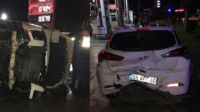 Trabzon'da trafik kazas: 1 l, 9 yaral