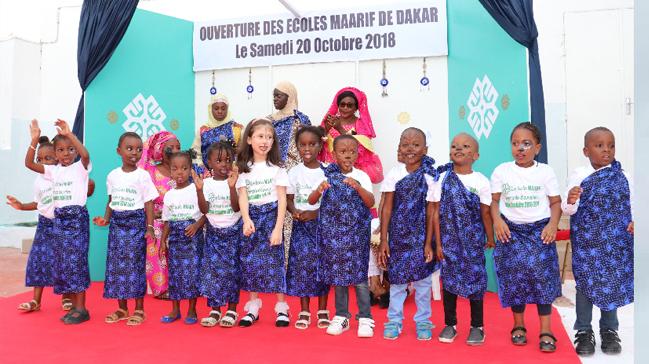 Senegal'deki Trkiye Maarif Okullarnn resmi al yapld 