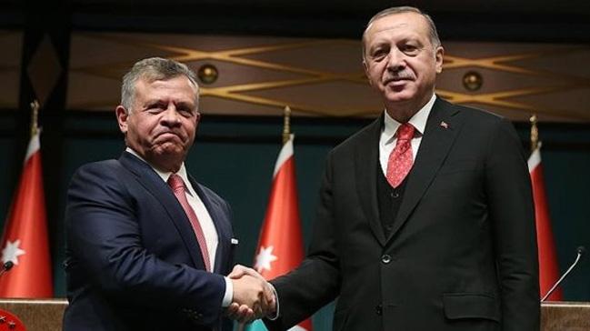 Bakan Erdoan, rdn Kral Abdullah ile telefonda grt