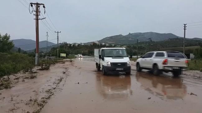 Tunceli'de iddetli ya etkili oldu