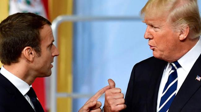 Fransa Cumhurbakan Macron ve ABD Bakan Trump, Suriye konulu drtl zirveyi grt 