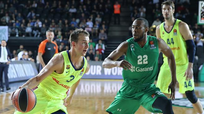 Darafaka Tekfen sahasnda Barcelona Lassa'ya 79-71 malup oldu