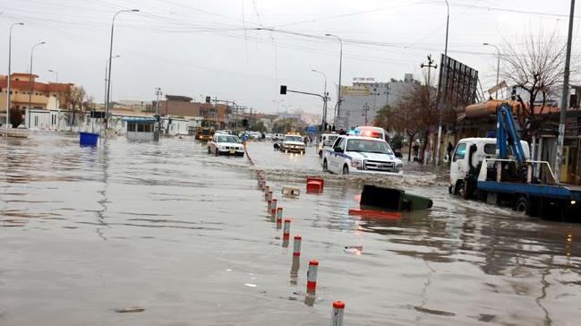 IKBY'deki selde 102 ev sular altnda kald