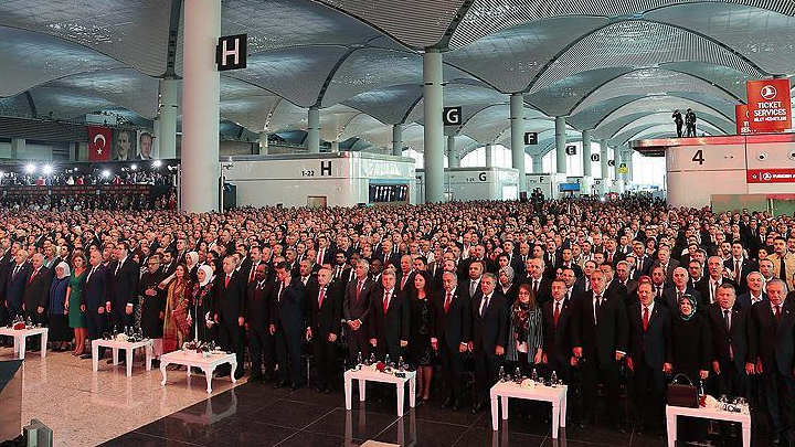 stanbul Havaliman'nda konuan Hlya Koyiit: Cumhuriyetin 95. ylnda bu eser muhteem bir armaan