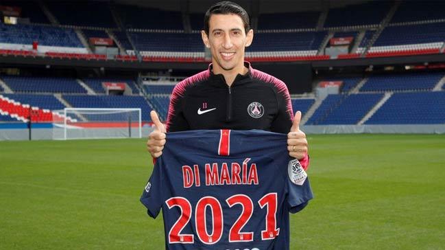 PSG'de Di Maria'nn szlemesi uzatld