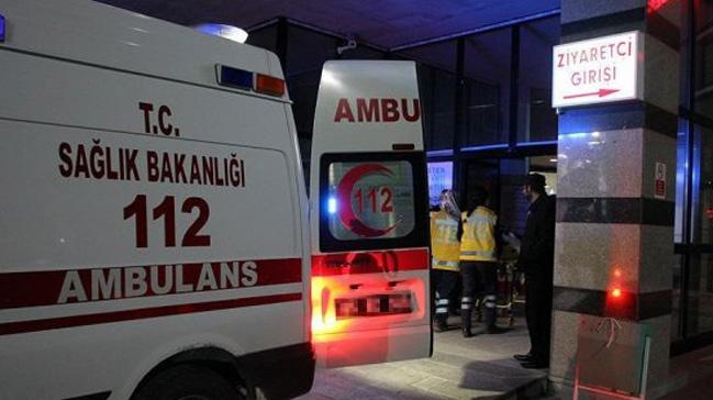 Antalyada freni patlayan i makinesi kaza yapt, srcs yaraland