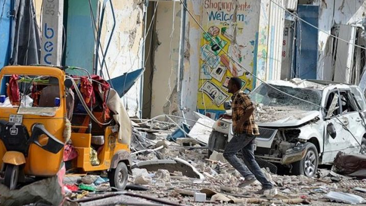Somali'de intihar saldrsnda 12 kii l