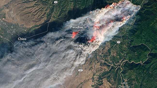 Nasa Abd Deki Orman Yanginlarini Ayni Karede Gosteren Bir Uydu Fotografi Yayimladi