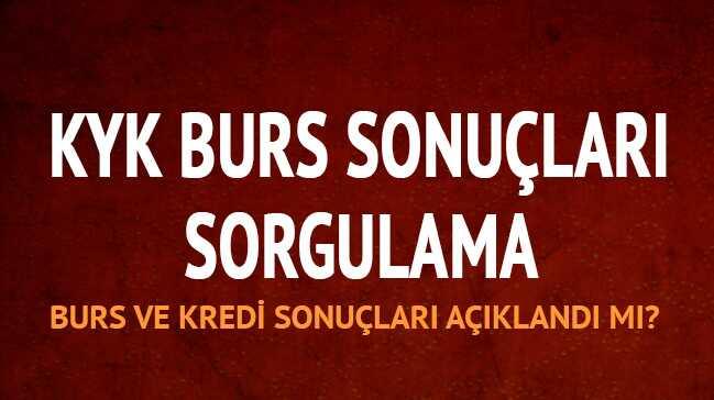KYK burs kredi sonular akland m" 2018 KYK burs sonular sorgulama