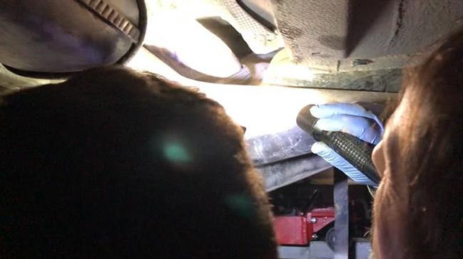 Van'da bir otomobilin yakt deposunda 757 gram esrar ele geirildi 