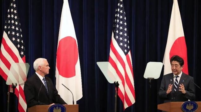 Japonya Babakan Abe ile ve Pence'den Kuzey Kore'nin nkleersizletirilmesi iin i birlii karar