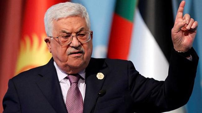 Abbas, katil srail'in Gazze'ye ynelik saldrlarn grmek zere Filistin ynetimini olaanst toplantya ard