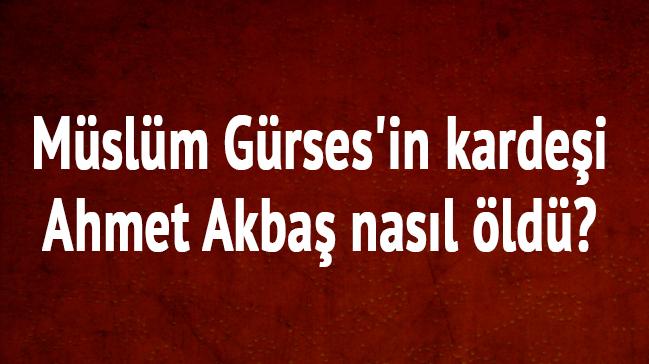 Mslm Grses kardei Ahmet Akba kimdir"