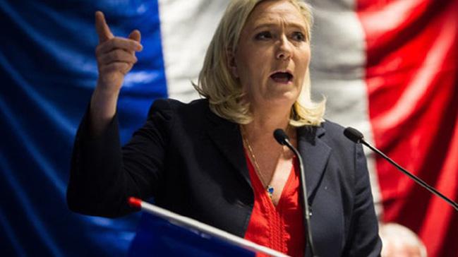 Fransa Ulusal Birlik Partisi lideri Le Pen: Avrupann en byk dman Avrupa Birlii