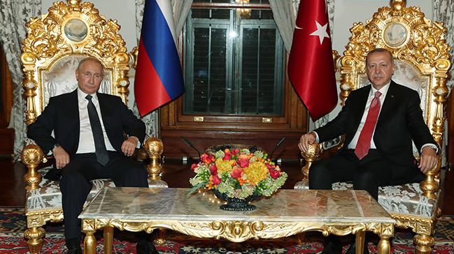 Bakan Erdoan ile Rusya Devlet Bakan Putin'in grmesi sona erdi     