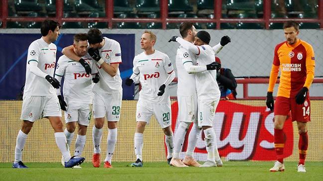 Galatasaray deplasmanda Lokomotiv Moskova'ya 2-0 malup oldu