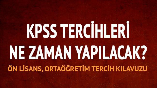 KPSS tercihleri iin heyecan dorukta