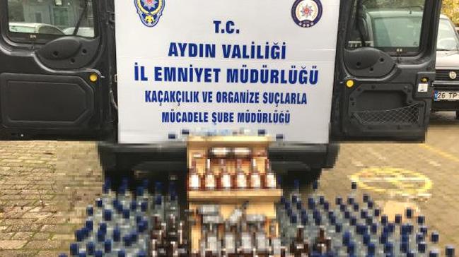 Kargoyla sahte ikiye polis el koydu