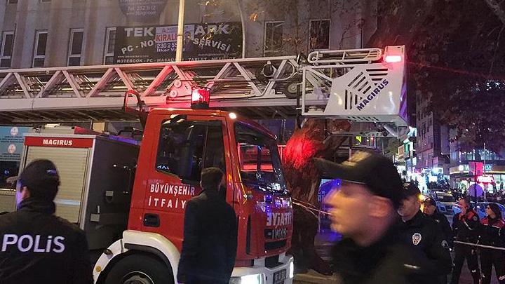 Ankara'da doalgaz hattnda patlama; yarallar var 