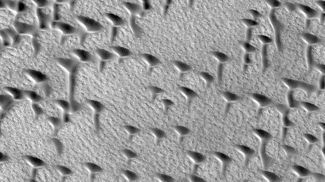NASA, Mars'taki kum tepelerini grntledi