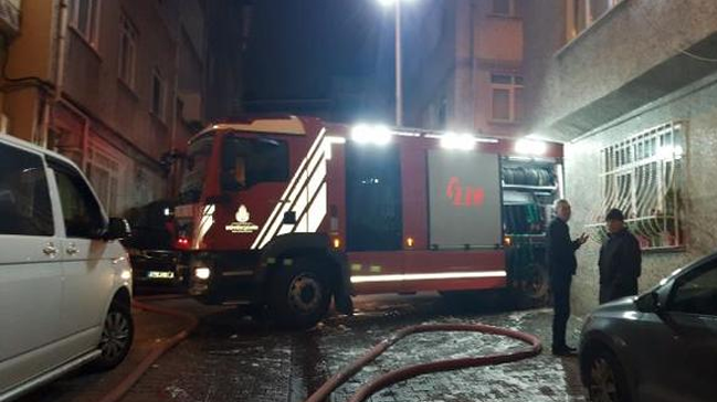 Bayrampaa'da 4 katl binada meydana gelen yangnda 3' ar, 7 kii yaraland