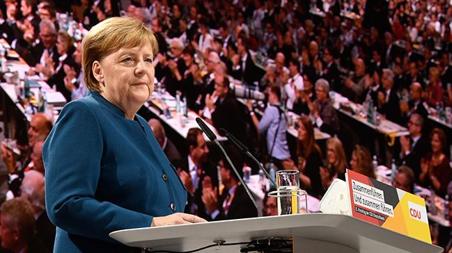 Merkel CDU genel bakan olarak son kez konutu