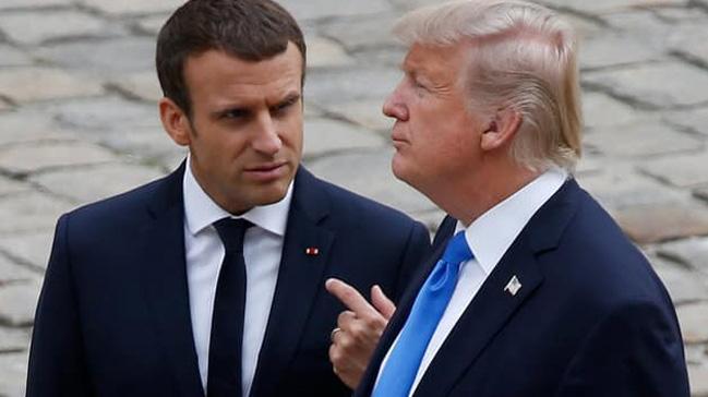 Fransa'dan Trump'a ok sert yant: ilerimize burnunu sokmamal