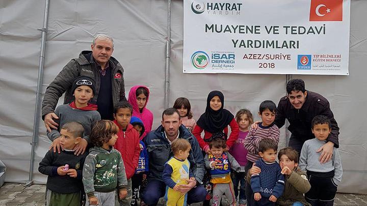 Hayrat Yardm'dan Suriye'deki mltecilere tbbi yardm