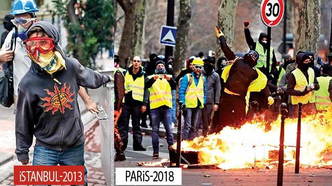 Gezi'de aktivist, Paris'te terrist!
