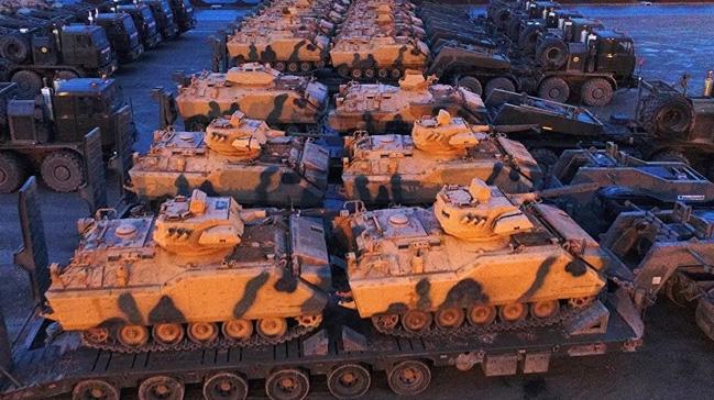 TSK tarafndan Afrin'e gnderilen 30 zrhl ara Hatay'a ulat