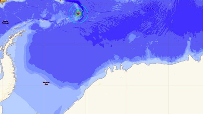  Antarktika aklarnda 7.1 byklnde deprem meydana geldi