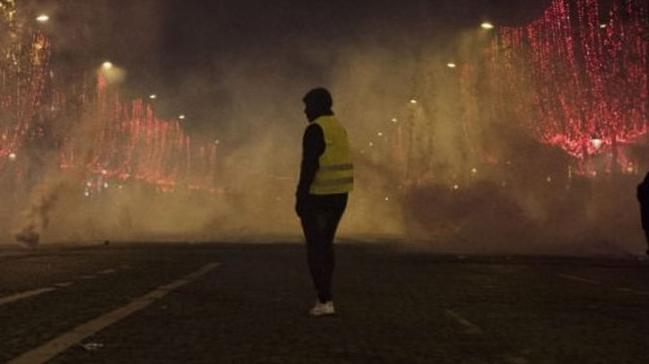 Sar Yelekliler protestosu rdn'e de srad