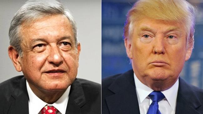 Meksika Devlet Bakan Obrador, Trump ile gmenler konusunu grt