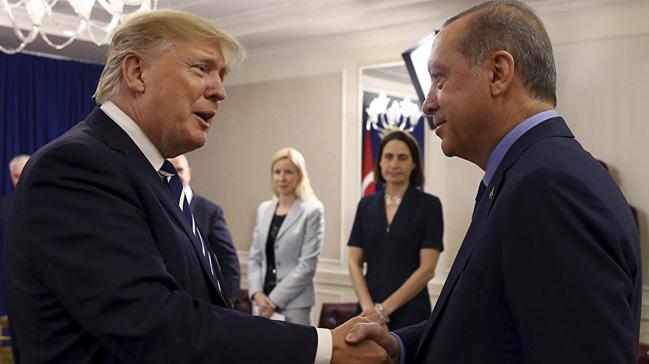 Beyaz Saray'dan Erdoan-Trump grmesi aklamas: ki lkenin Suriye'deki gvenlik endieleri ve ikili meseleleri ele alnd
