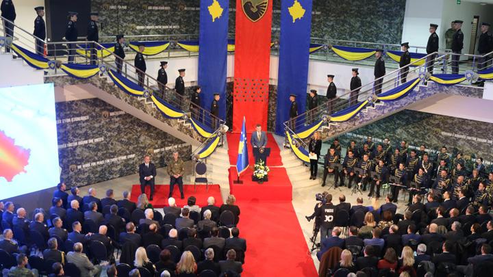 Kosova ordusunun kurulmas dolaysyla devlet treni dzenlendi