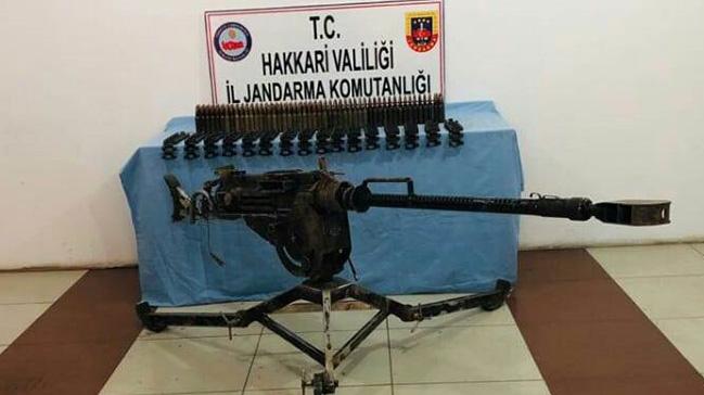 Hakkari'de terr rgt PKK'ya ait doka silah ve mhimmat ele geirildi