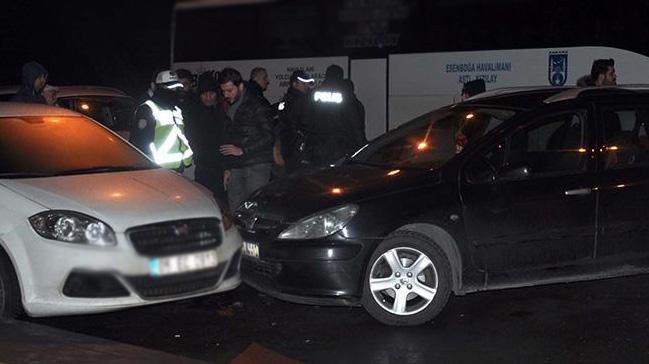 Ankara'da alkoll olduu iddia edilen src, 9 araca arpt