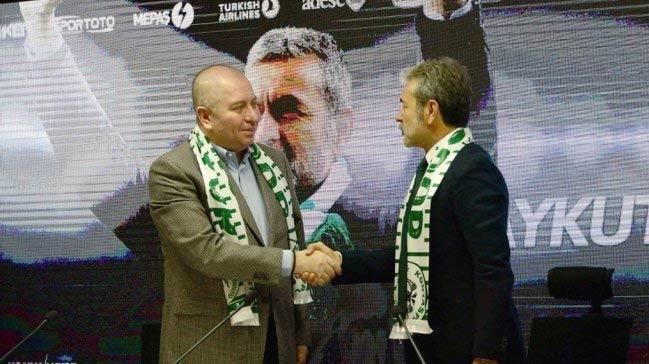 Konyaspor Bakan'ndan Kocaman'a vg dolu szler