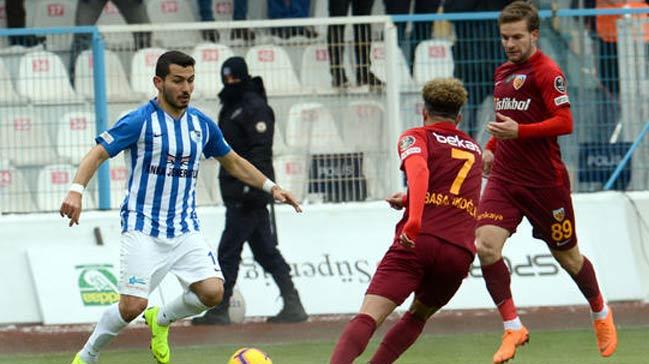 Erzurumspor ve Kayserispor puanlar paylat