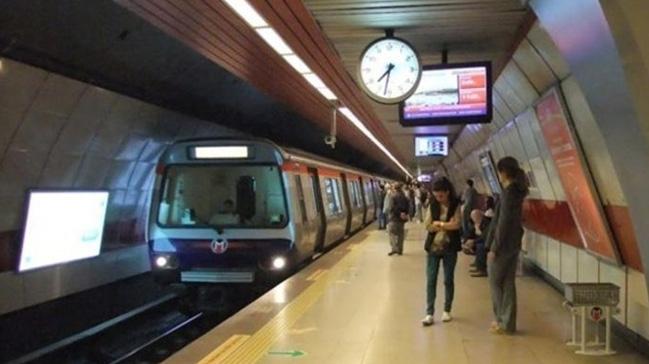 Baz metro seferleri arza nedeniyle yaplamad