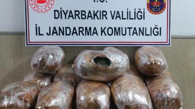 D salayla svanm paketlerde 49 kilo esrar ele geirildi