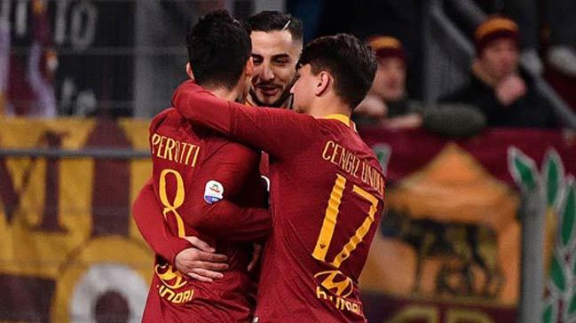 Cengiz nder asist yapt, Roma rahat kazand!