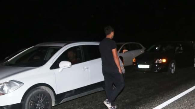 Kastamonu'da otomobilin arampole devrilmesi sonucu 3 kii yaraland