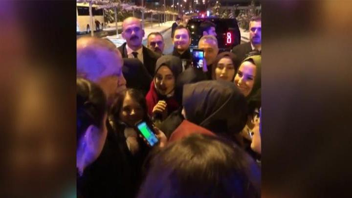 Cumhurbakan Erdoan'dan rencilere srpriz