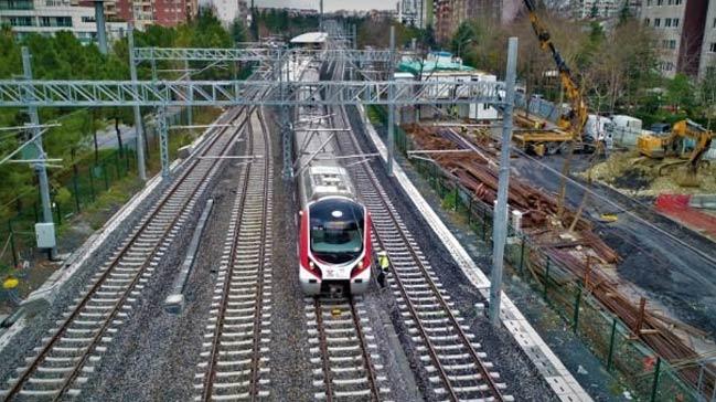 Marmaray ilk kez banliy hattna kt