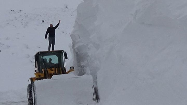 Mu'ta kar kalnl 5 metreyi geti