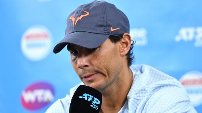 Rafael Nadal, sakatl nedeniyle Uluslararas Brisbane Tenis Turnuvas'ndan ekildi