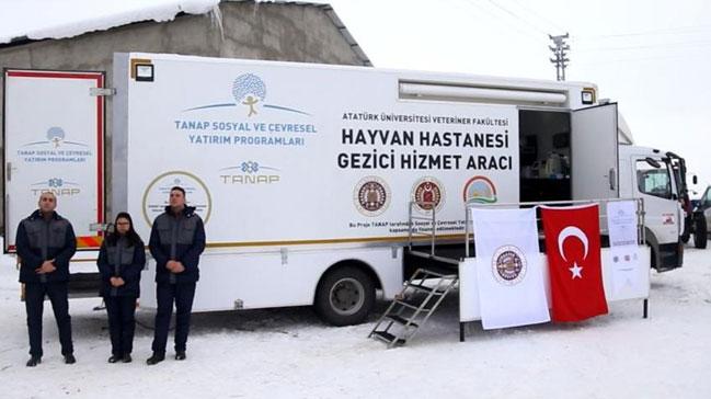 TANAP destekli mobil hayvan sal tarama arac hizmete girdi