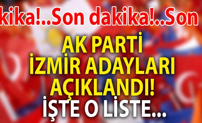 AK Parti zmir Belediye Bakan Adaylar Aklanyor 2019 zmir Belediye bakan adaylar listesi